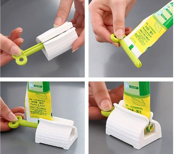Creative Manual Toothpaste Roll Automatic Squeezer Lazy Facial Cleanser Plastic Clip Stock Household Sundries Toothpaste Press