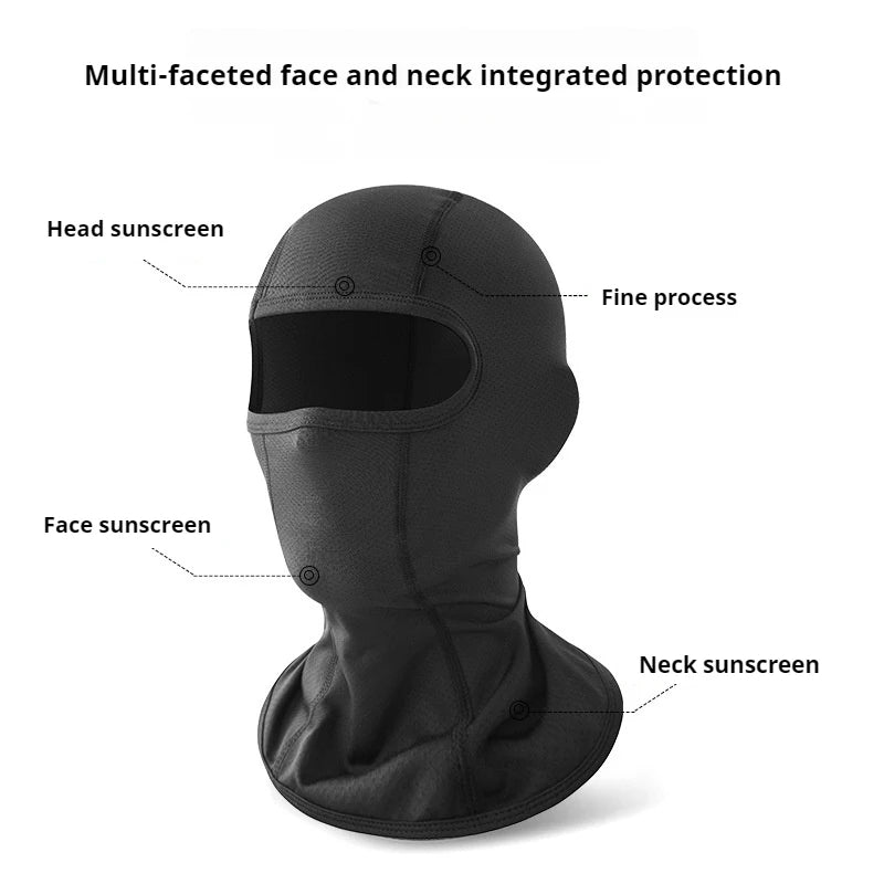 Premium Windproof Full Bold Face Mask and Head Protective Breathable Mask for Riding and Outdoor Use