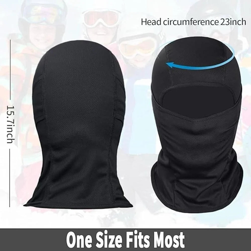 Premium Windproof Full Bold Face Mask and Head Protective Breathable Mask for Riding and Outdoor Use