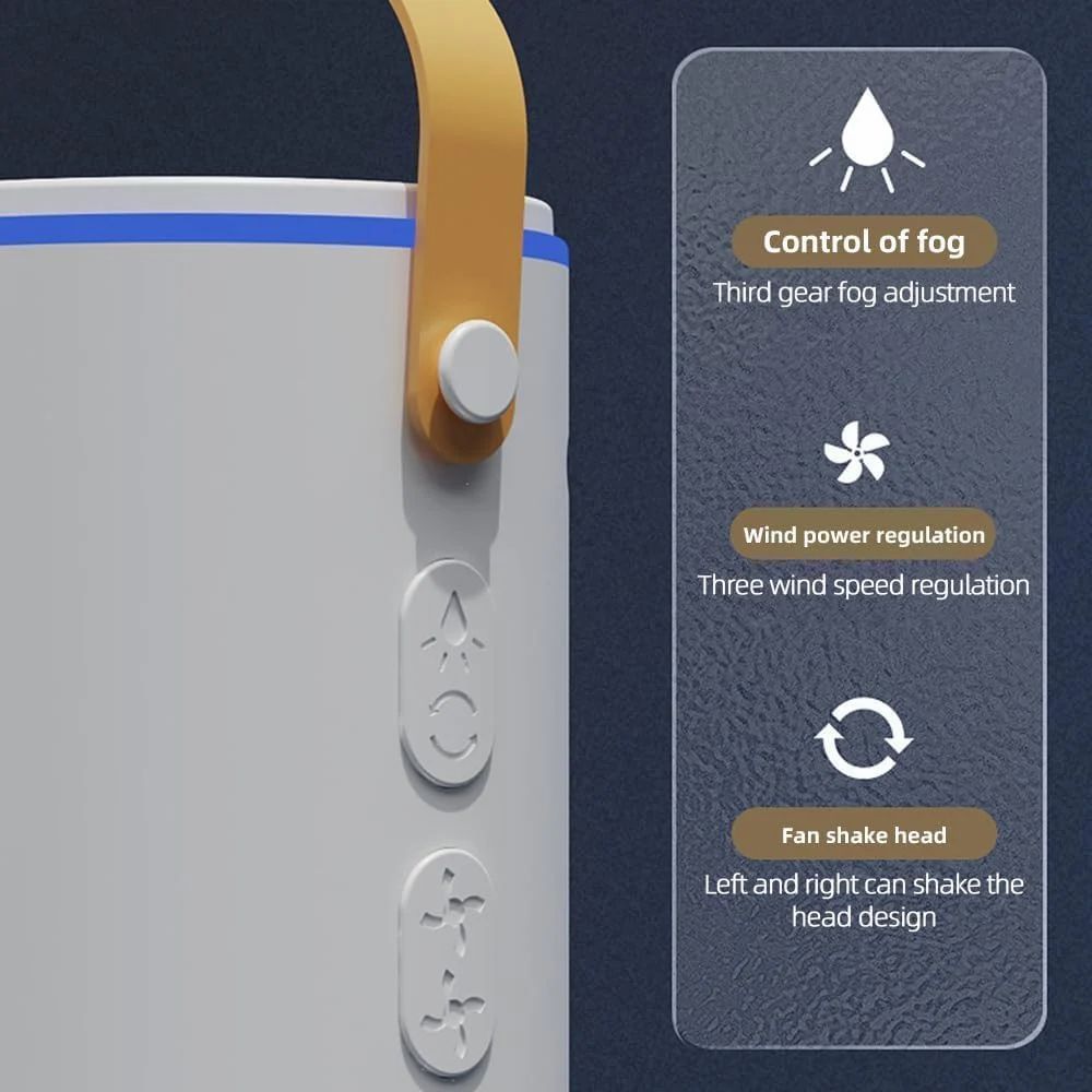 Stylish Air Cooler - Evaporative Aqua Air - USB Charging - Portable & Handy